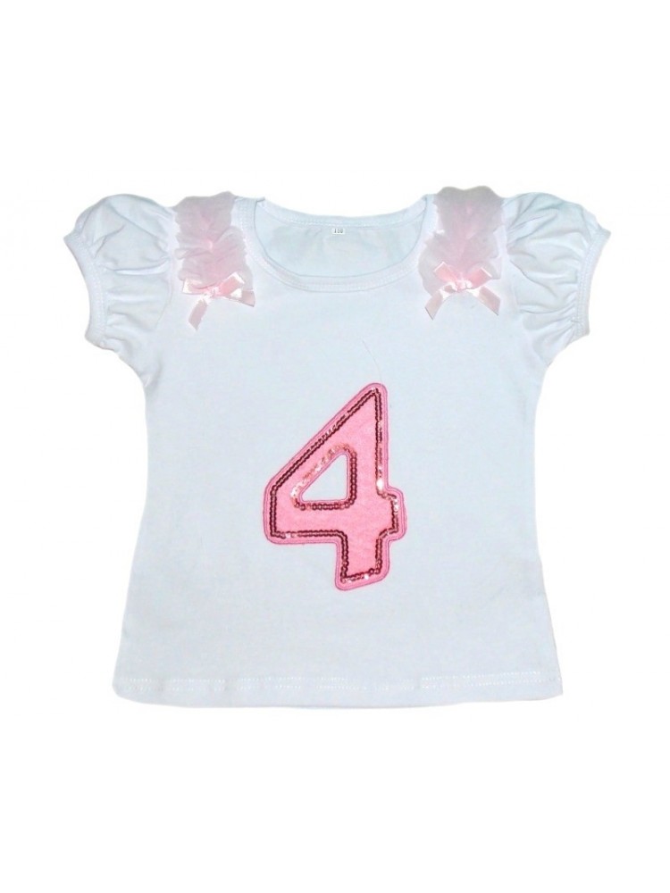 Baby Girl Birthday Cotton Top