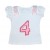 Baby girl 4th Birthday Top