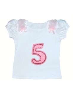 Baby Girl Birthday Cotton Top