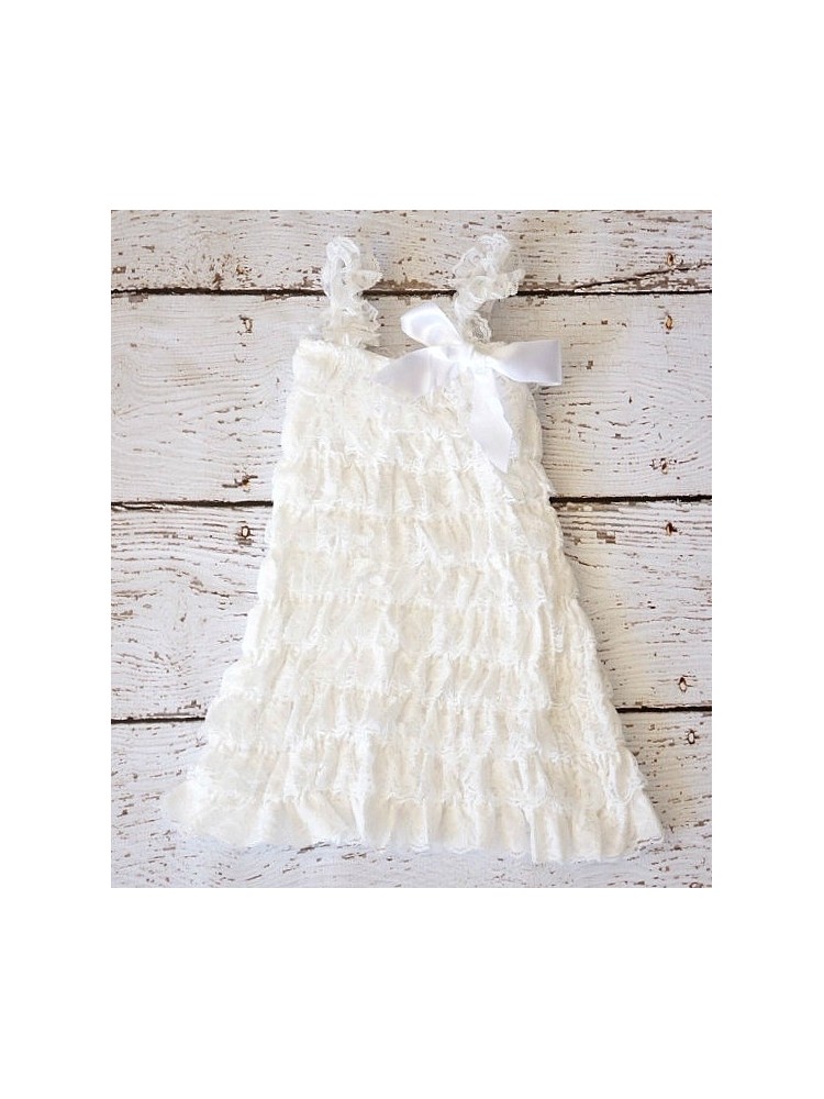 Baby Christening Dress Ivory White Lace
