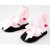 Baby girl socks pink satin bow