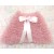 Baby girl chiffon cape Dusty pink