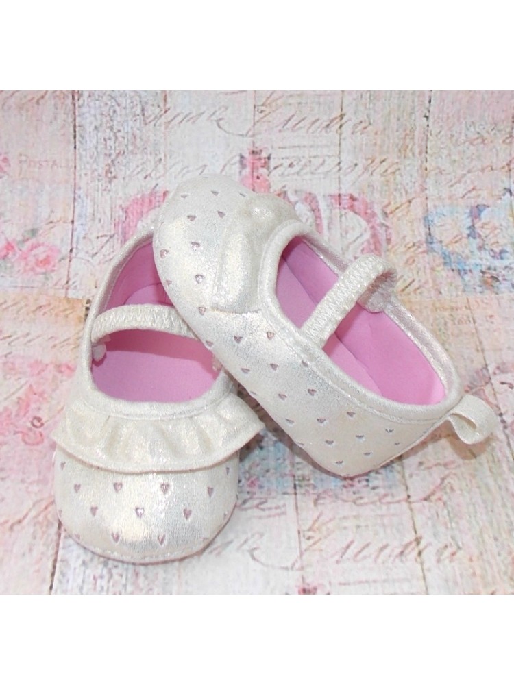 Baby Girl Cristening Ivory Shoes 