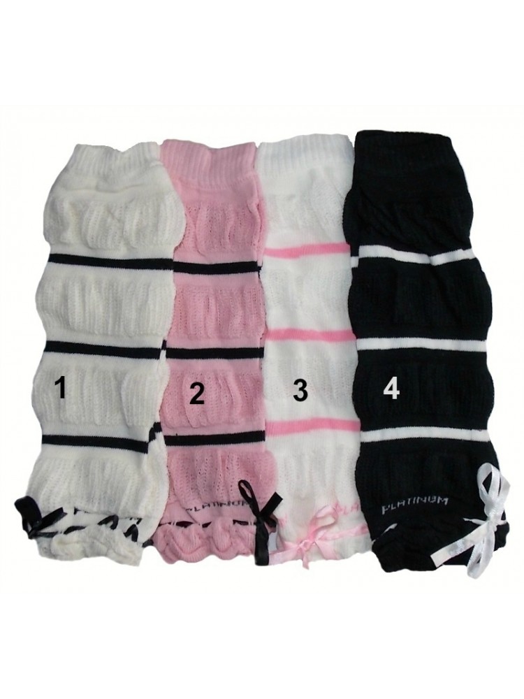 Baby girl leg warmers Satin bow