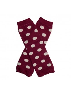 Baby Girls' Leg Warmers Burgundy