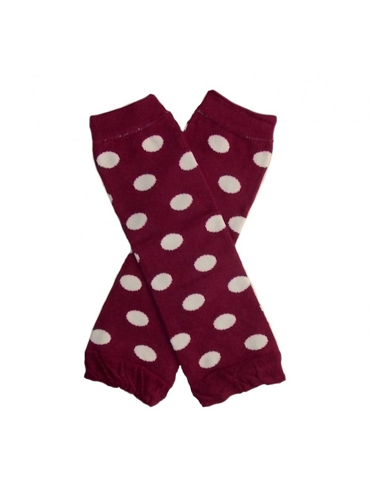 Baby Girls' Leg Warmers Burgundy