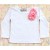 Baby girl top Boutique flowers pink