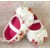 Baby girl shoes Flowers ivory