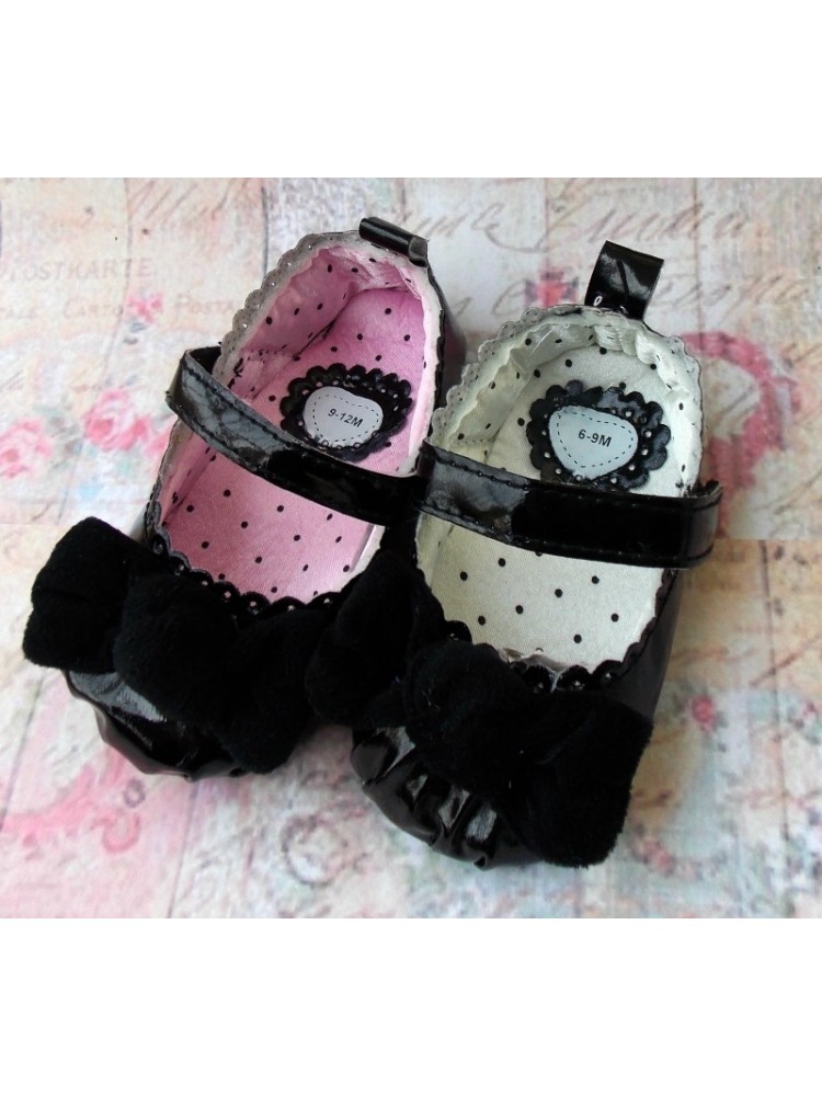 baby girl shoes black