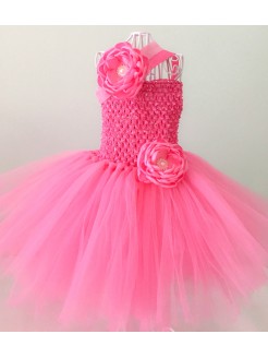 Tutu dress Rose Pink with headband