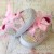 Baby girl pink shoes Bling heart