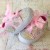 Baby girl pink sneakers Bling heart