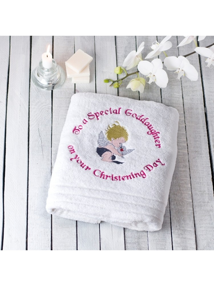 Christening Towel To A Special Goddaughter