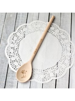 Wooden Spoon For Godfather Christening Gift