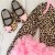 Βaby girl shoes Leopard with roses