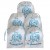 Linen bags for symbolic gifts blue angel