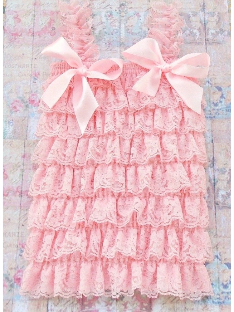 Baby Girl Lace Top Light Pink Baby Girl Lace Top Light Pink