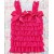 Baby Girl Lace Top Hot Fuchsia