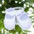 Baby girl christening shoes Pearl flowers