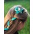 Hair clip with extensions ''Peacock''