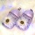 Baby Girl Fashion Inspired Shoes Lavender Marabou