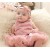 Baby girl onesie dress Dusty pink