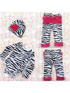 Baby girl outfit set Zebra