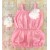 Romper Baby pink with headband set