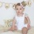 Baby girl satin lace romper