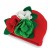 Girl Red Christmas Hat Felt Flowers