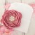 newborn baby girl hospital hat with satin flower