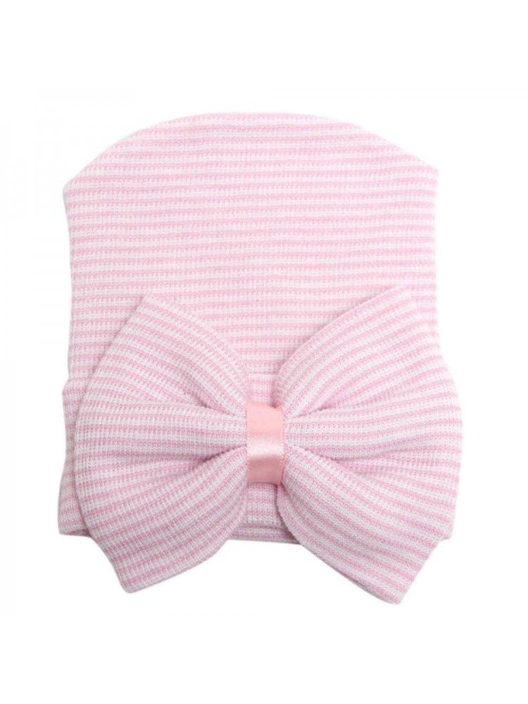 Newborn Baby Girl Hospital Hat Pink