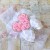 Christening Headband Baby Pink Rosette Heart