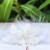 Christening headband Organza flower with pearls