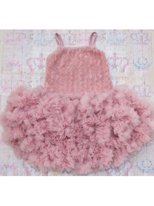 Girl Dusty Pink Tutu Dress