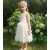 Long Girl Princess Dress Ivory White