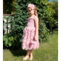 Girl Princess Dress Dusty Pink