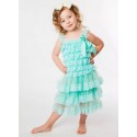 Baby Girl Dress Aquamint Chiffon And Lace