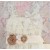Baby girl sash belt ''Cream with Champagne''