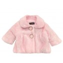 Baby Girl Faux Fur Coat Pink