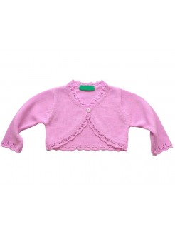 Baby Girl Pink Bolero Cardigan