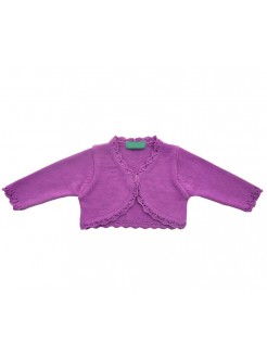 Baby Girl Purple Bolero Cardigan