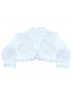 Baby Girl White Bolero