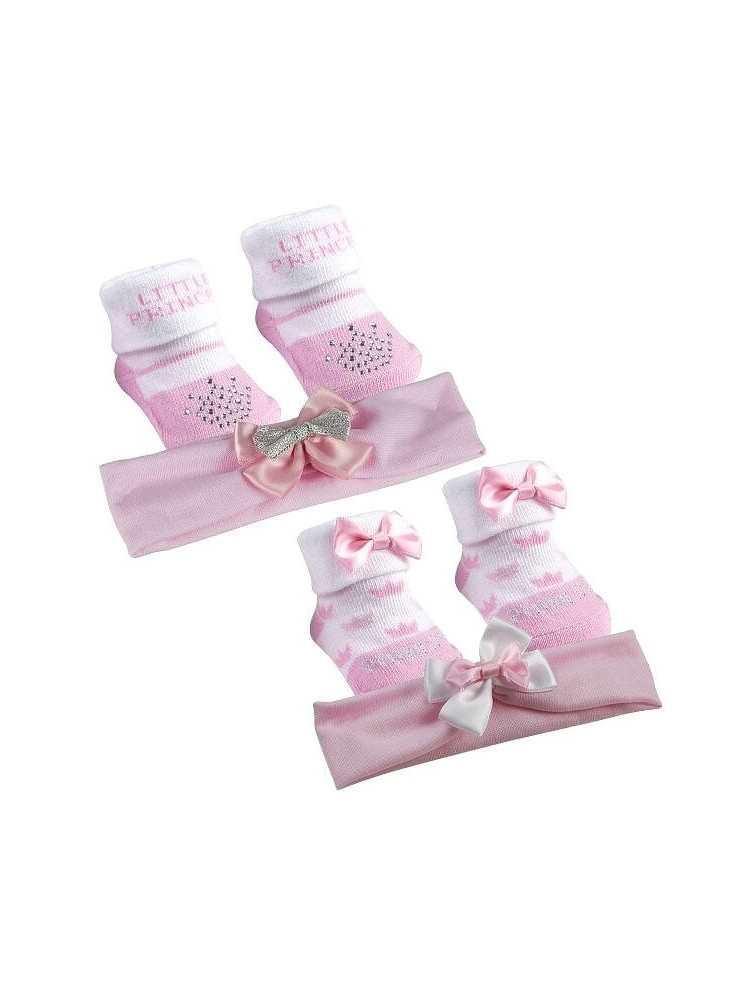 Newborn Socks With Headband Set Princess