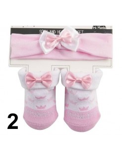 Newborn Socks With Headband Set Princess
