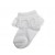 Baby girl white christening socks with lace