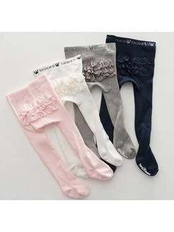 Baby Girl Frill Bum Tights