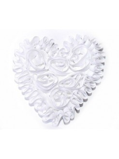 Baby girl headband Shabby Heart