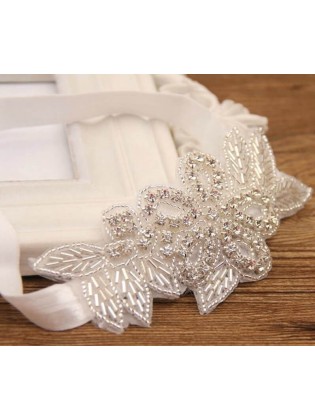 Baby Girl Exclusive Headband Rhinestone Applique