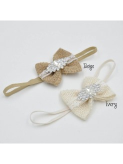 Baby girl headband Vintage bow